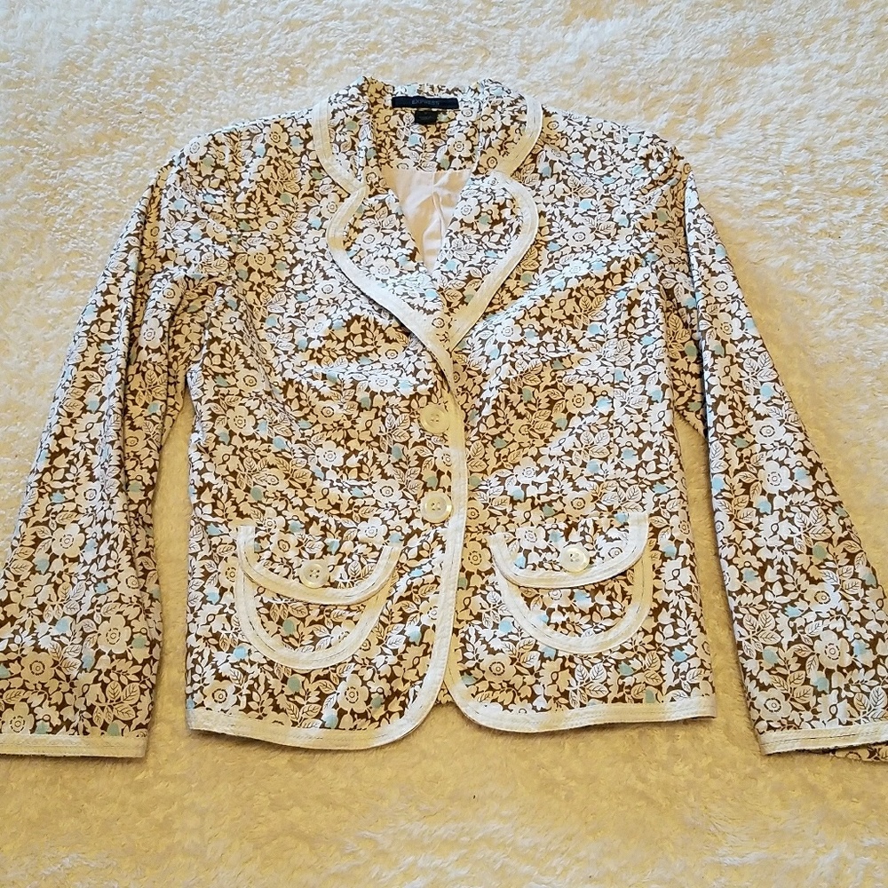 Express Floral Blazer